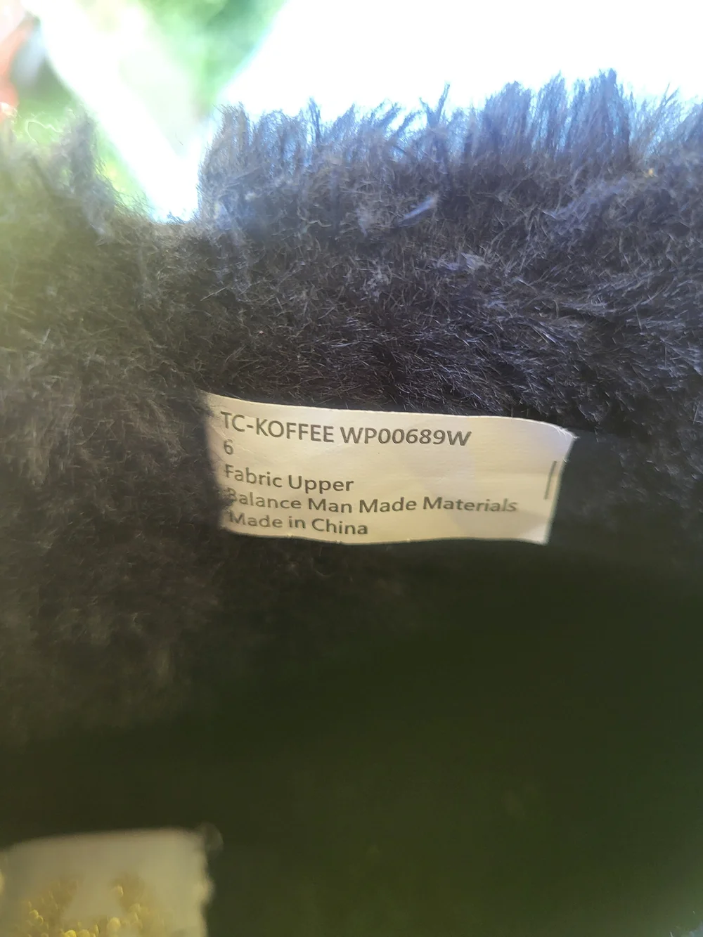 True Craft Black Faux-Suede Ankle Winter Boots with Faux Fur Cuff
